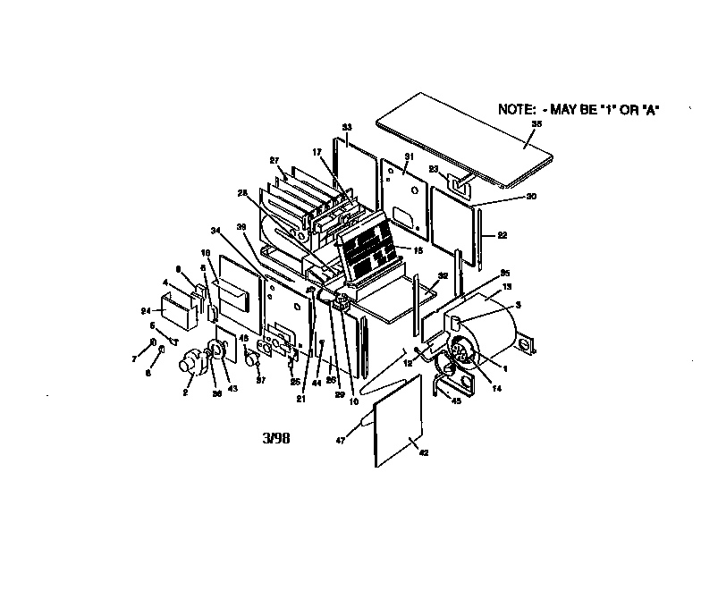 Gas fired horizontal furnaces