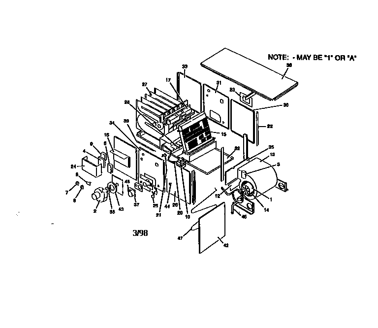 Gas fired horizontal furnaces