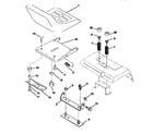 Craftsman 917273110 seat assembly diagram