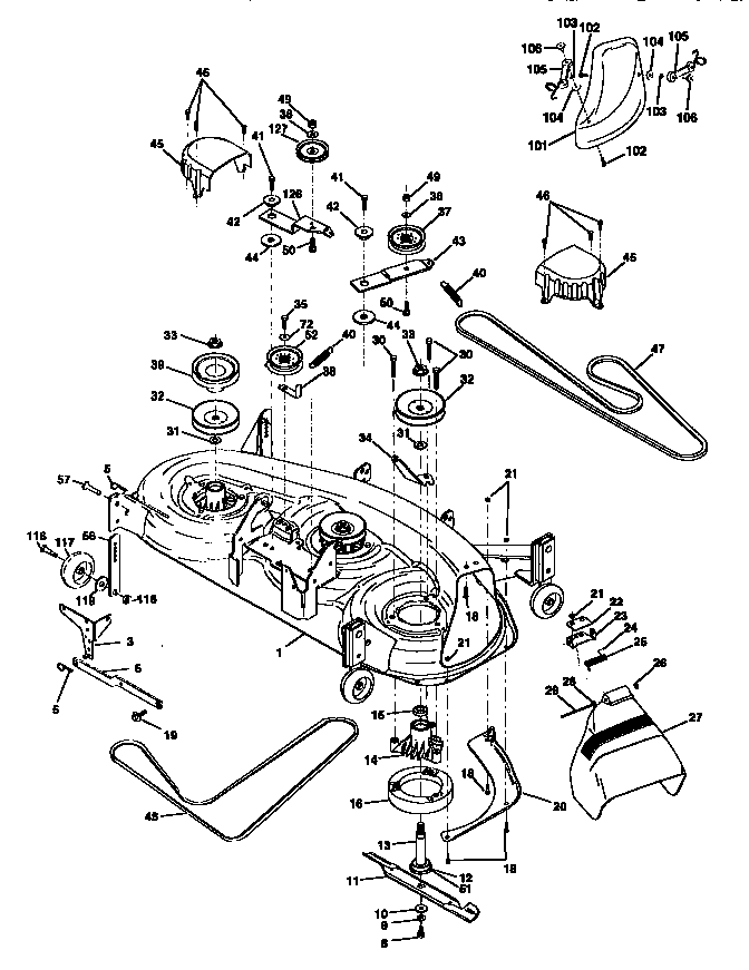 MOWER DECK