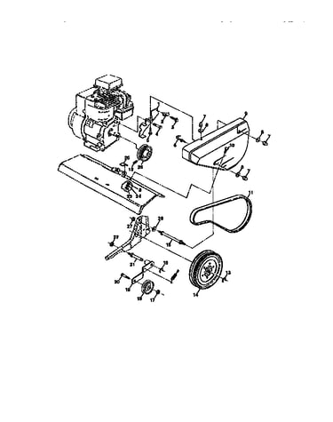 Belt guard and pulley assembly