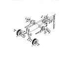 Craftsman 917292301 wheel and depth stake assembly diagram