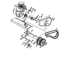 Craftsman 917292401 belt guard and pulley assembly diagram