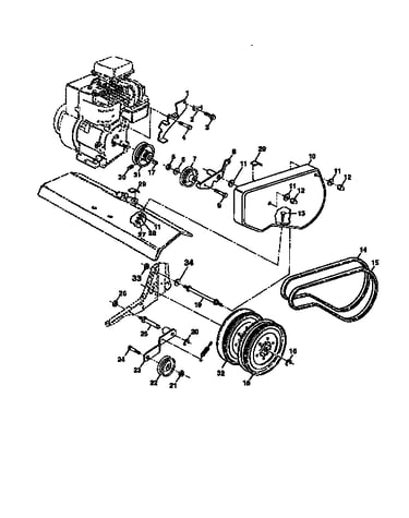 Belt guard and pulley assembly