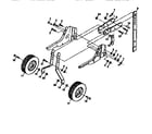 Craftsman 917292401 wheel and depth stake assembly diagram
