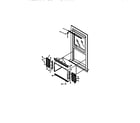 Kenmore 25378055891 window mounting kit diagram