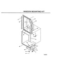 Kenmore 25378066890 window mounting kit diagram