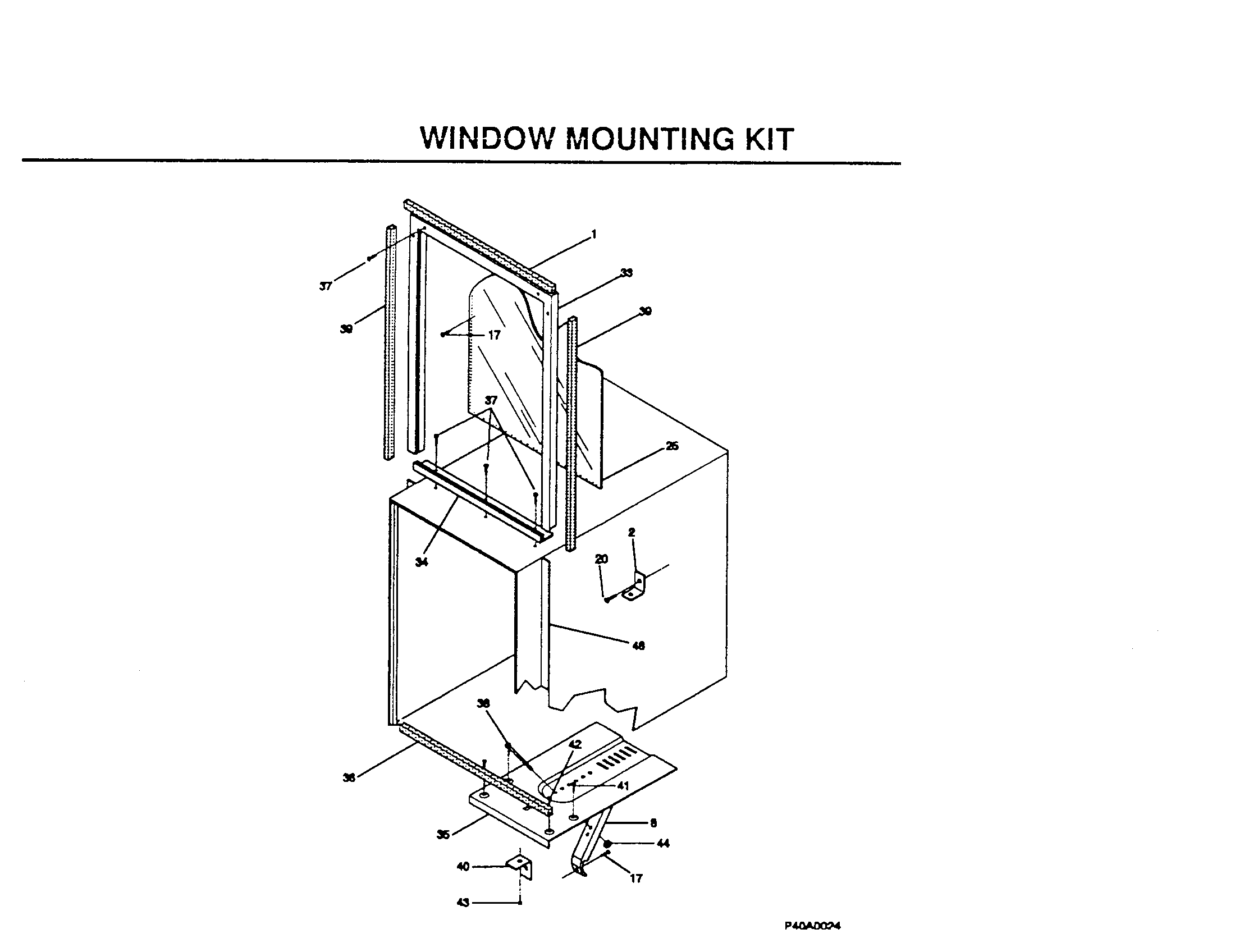 Window mounting kit