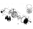 Craftsman 390251982 motor and pump assembly diagram