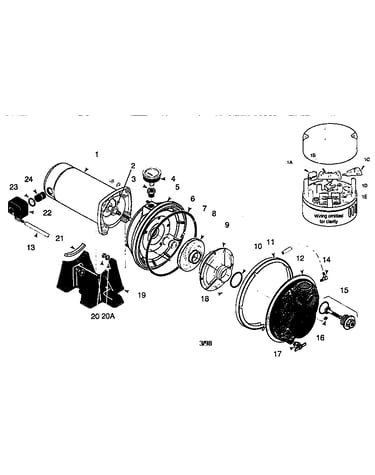 Motor and pump assembly