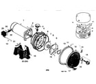 Craftsman 390251182 motor and pump assembly diagram