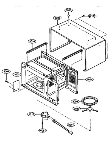 Oven cavity parts