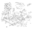 Weslo WLEL45071 replacement parts diagram