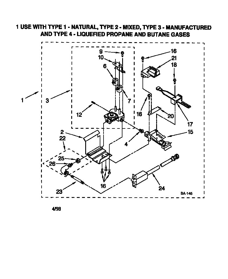 3402855 BURNER ASSEMBLY