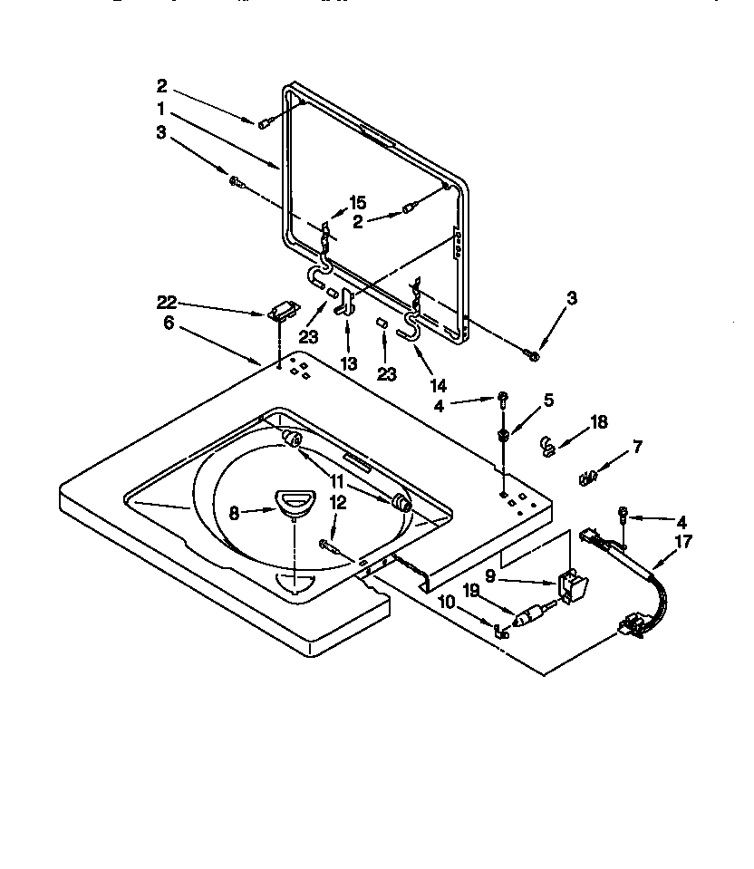 WASHER TOP AND LID