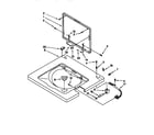 Kenmore 11098764790 washer top and lid diagram