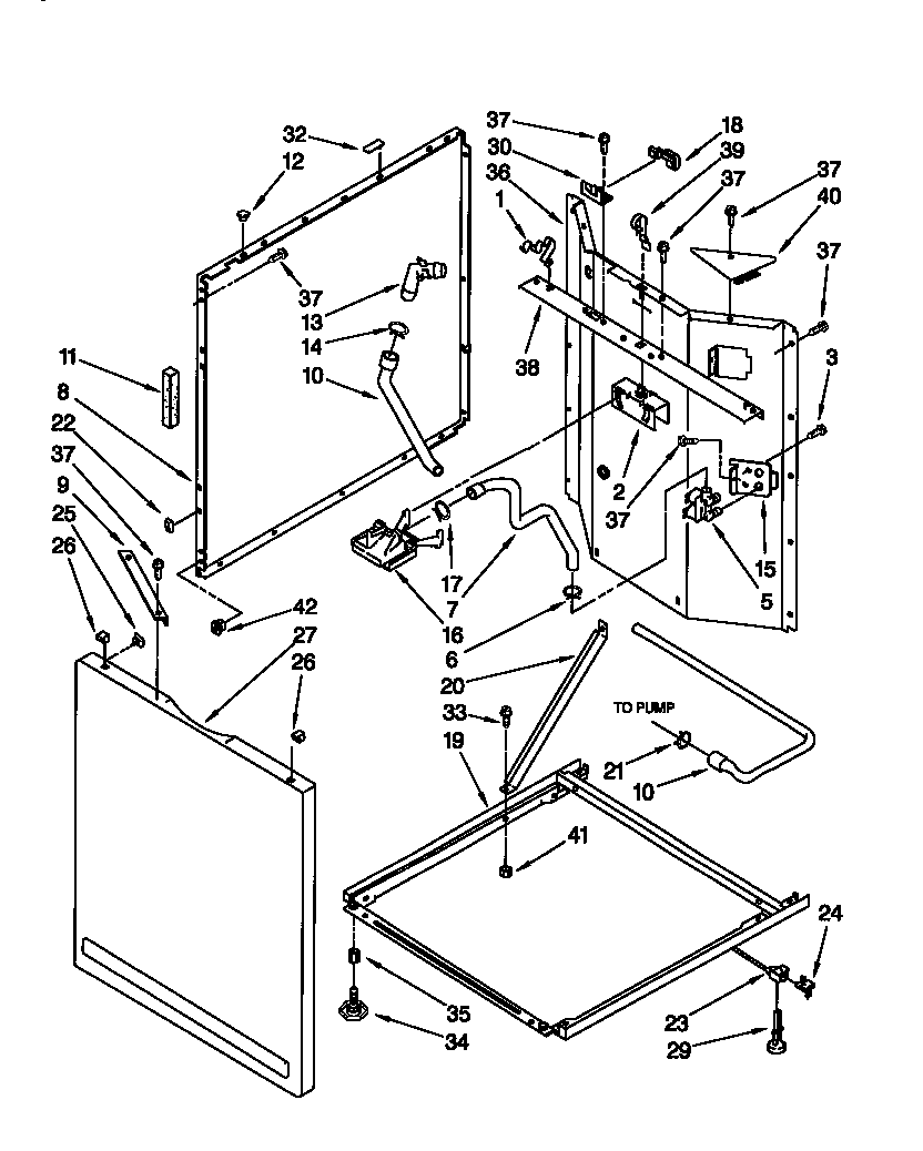 WASHER CABINET