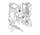 Kenmore 11088764790 dryer cabinet/ motor diagram