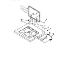 Kenmore 11088764790 washer top and lid diagram