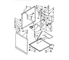 Kenmore 11088764790 washer cabinet diagram