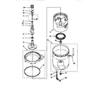 Kenmore 11088764790 agitator, basket and tub diagram