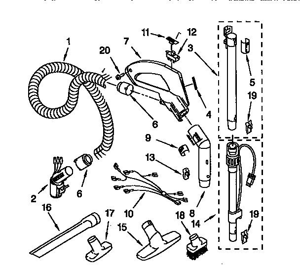 Hose and attachement