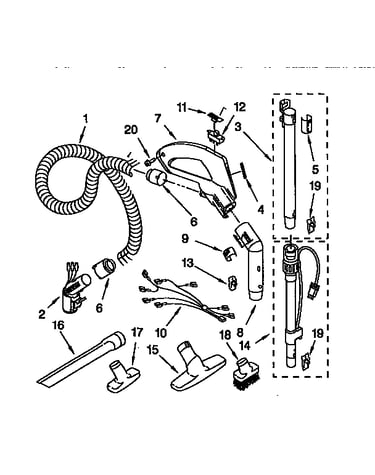 Hose and attachement