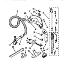 Kenmore 11628612791 hose and attachment diagram