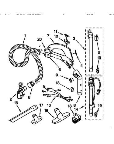Hose and attachment