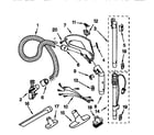 Kenmore 11628412791 hose and attachment diagram