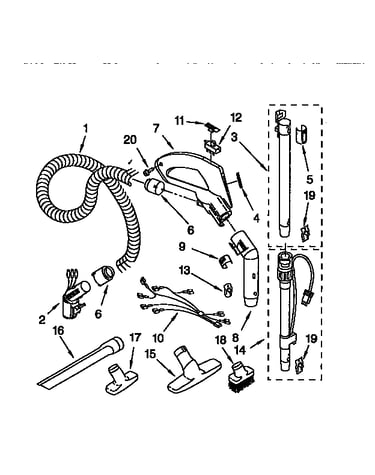 Hose and attachment