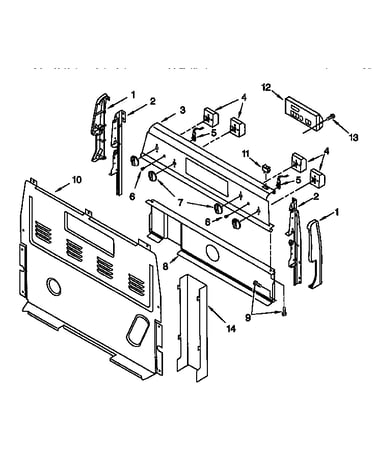 Control panel parts
