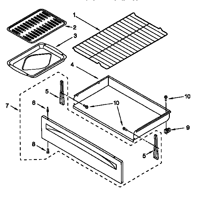DRAWER & BROILER PARTS