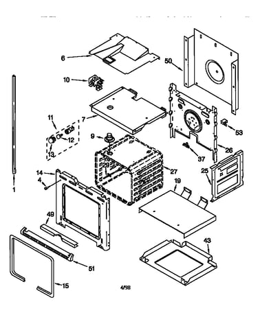 Lower oven