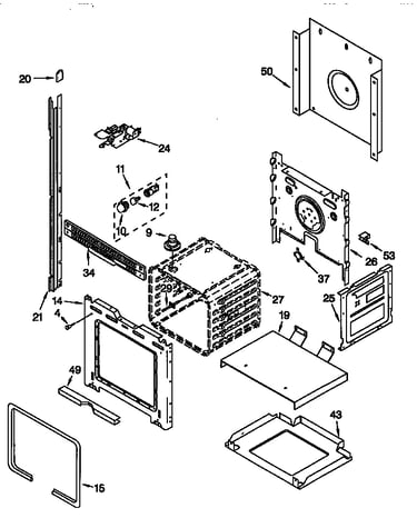 Upper oven