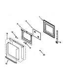Lower oven door