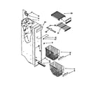 Whirlpool GD25DQXFW01 freezer liner diagram