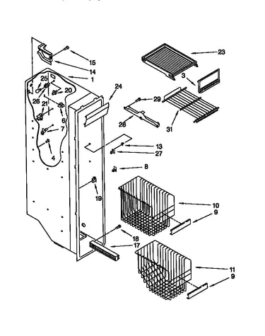 Freezer liner