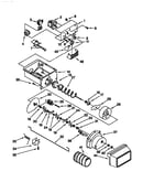 Motor and ice container