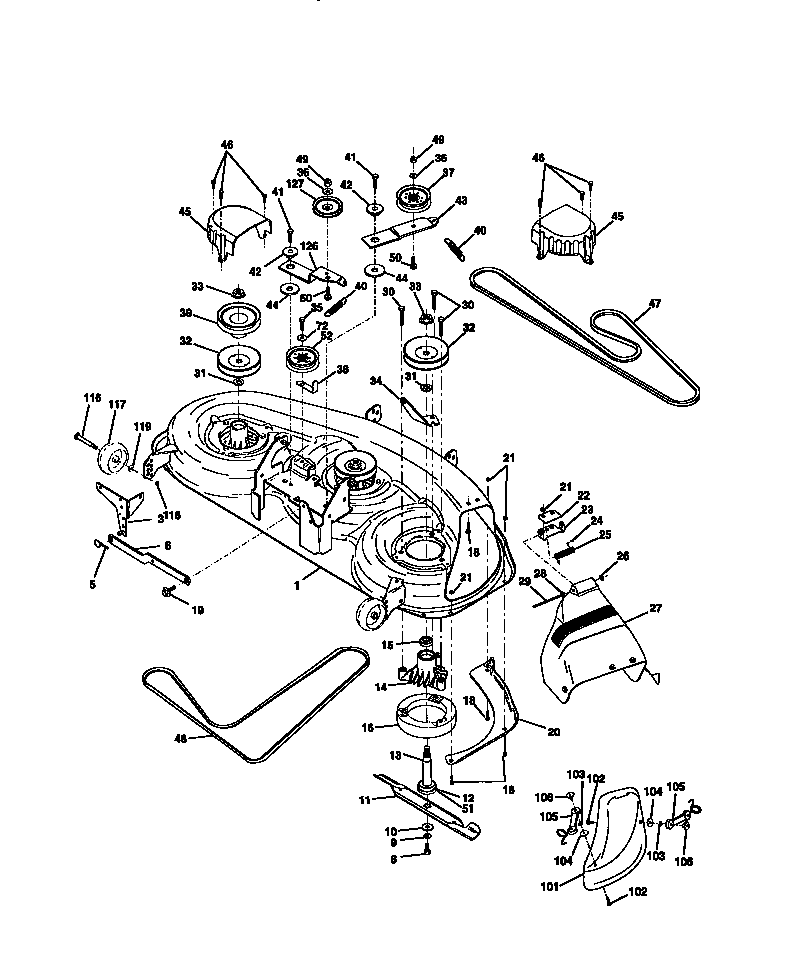 Mower deck