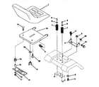 Craftsman 917271110 seat assembly diagram