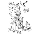 Craftsman 917271110 mower deck diagram