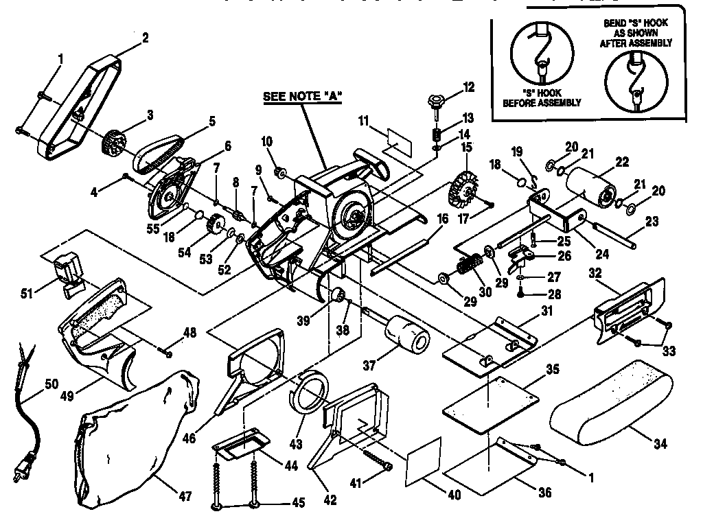 Gear and platen assembly