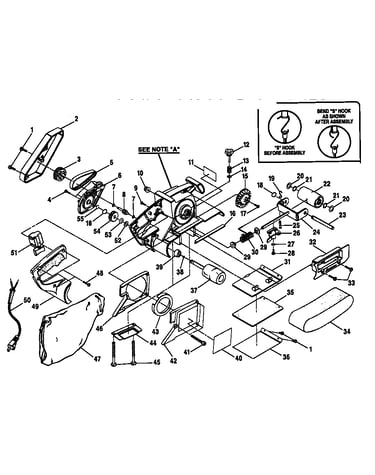 Gear and platen assembly