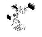 Kenmore 58078183890 air handling and cycle parts diagram