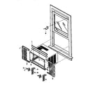Kenmore 58078183890 installation kit assembly diagram