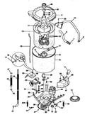 Tub, basket, and agitator