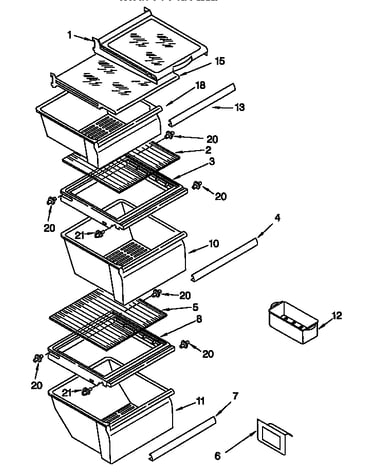 Refrigerator shelf