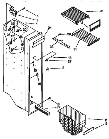 Freezer liner