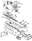 Motor and ice container